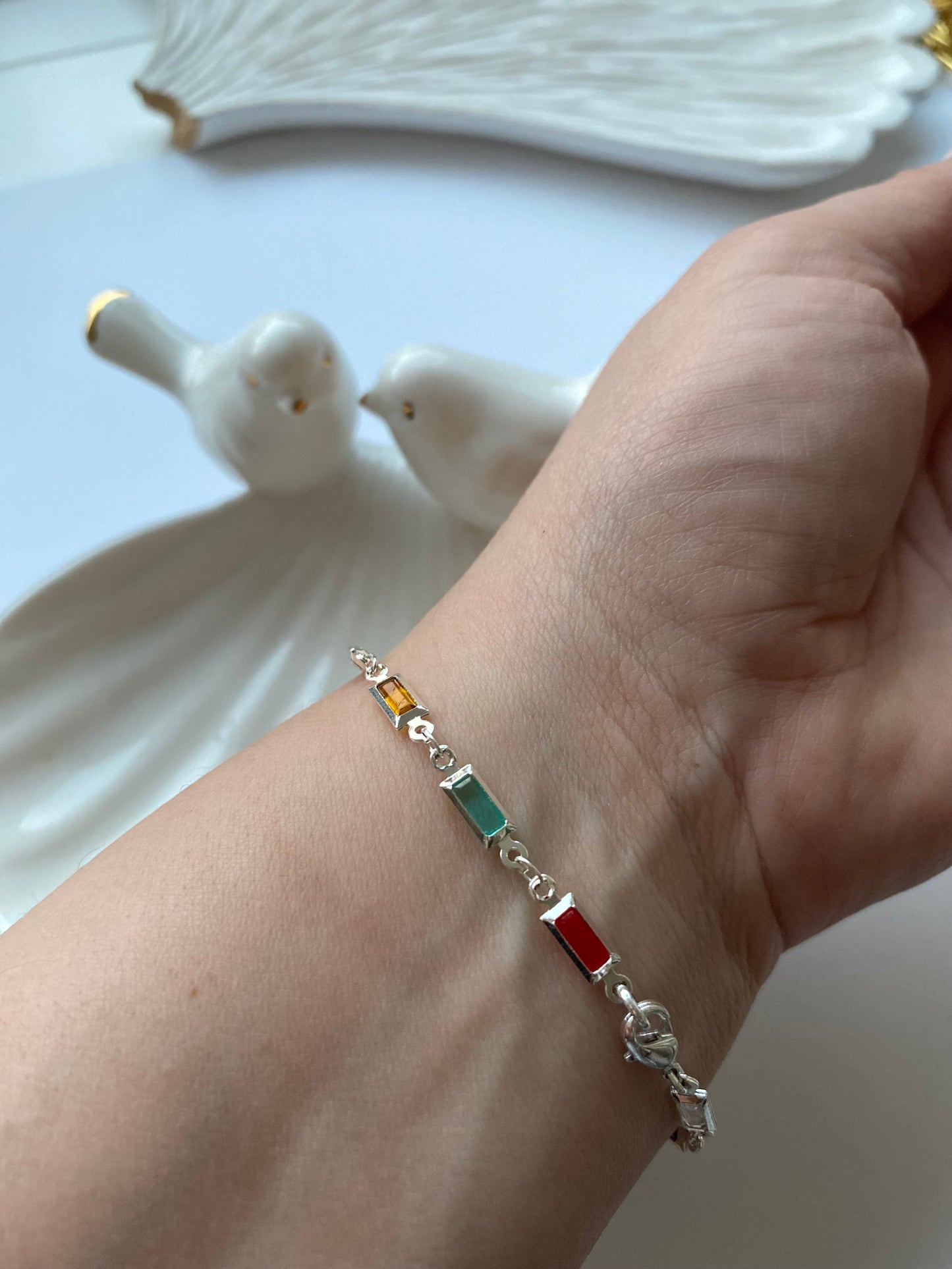 Pulsera Ataviada de Vida plateada