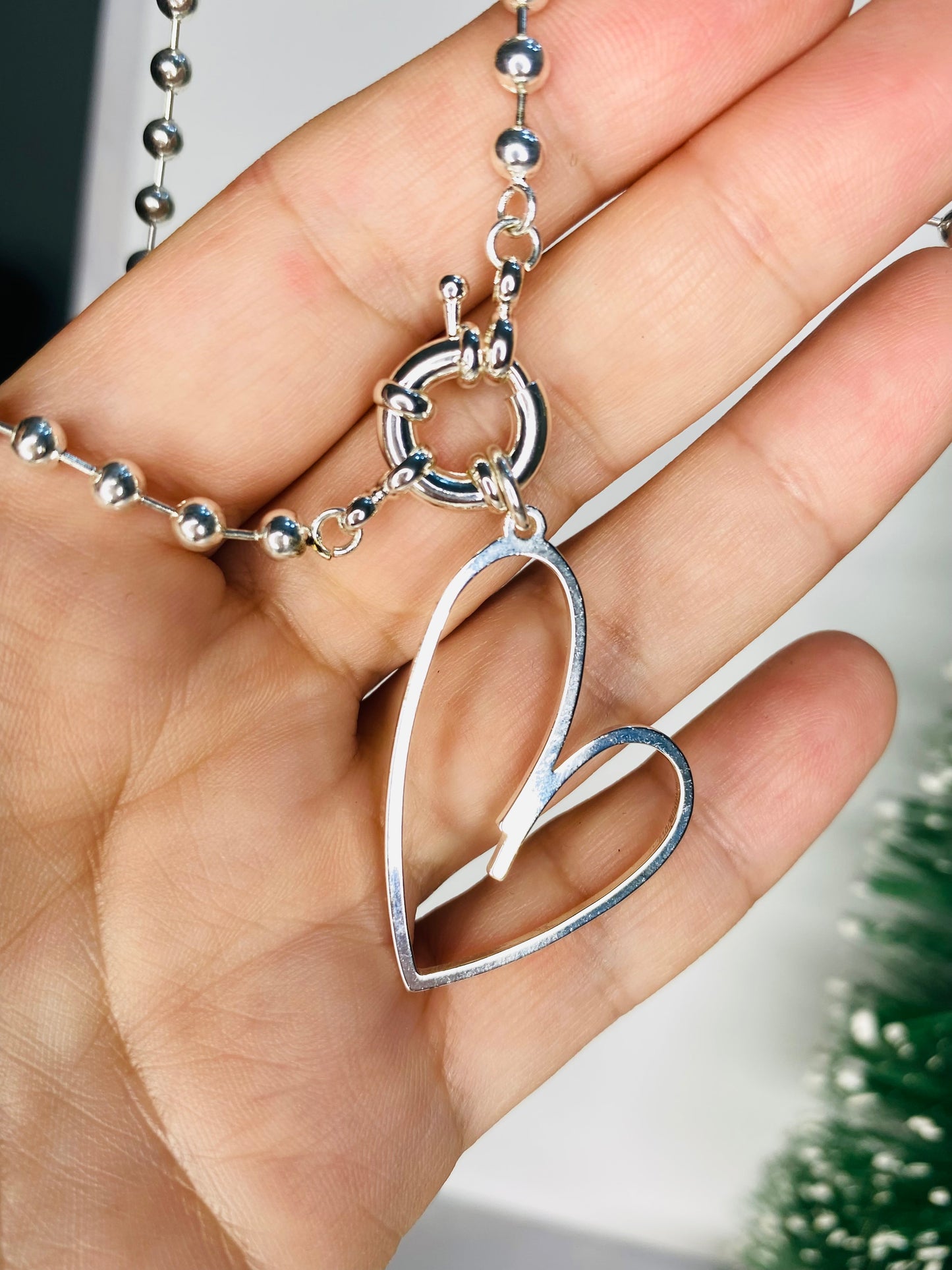Collar Corazón balines