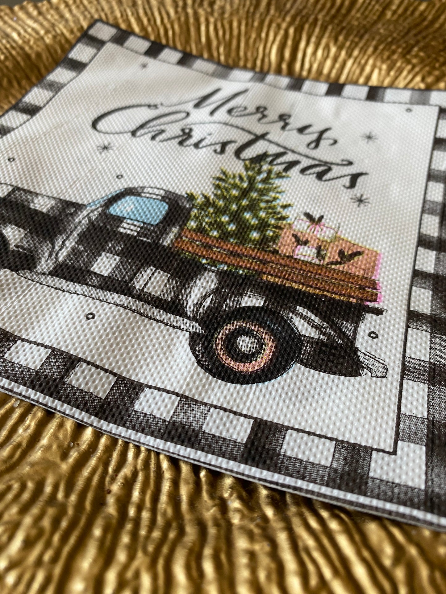 Set de 20 servilletas navidad cuadrille