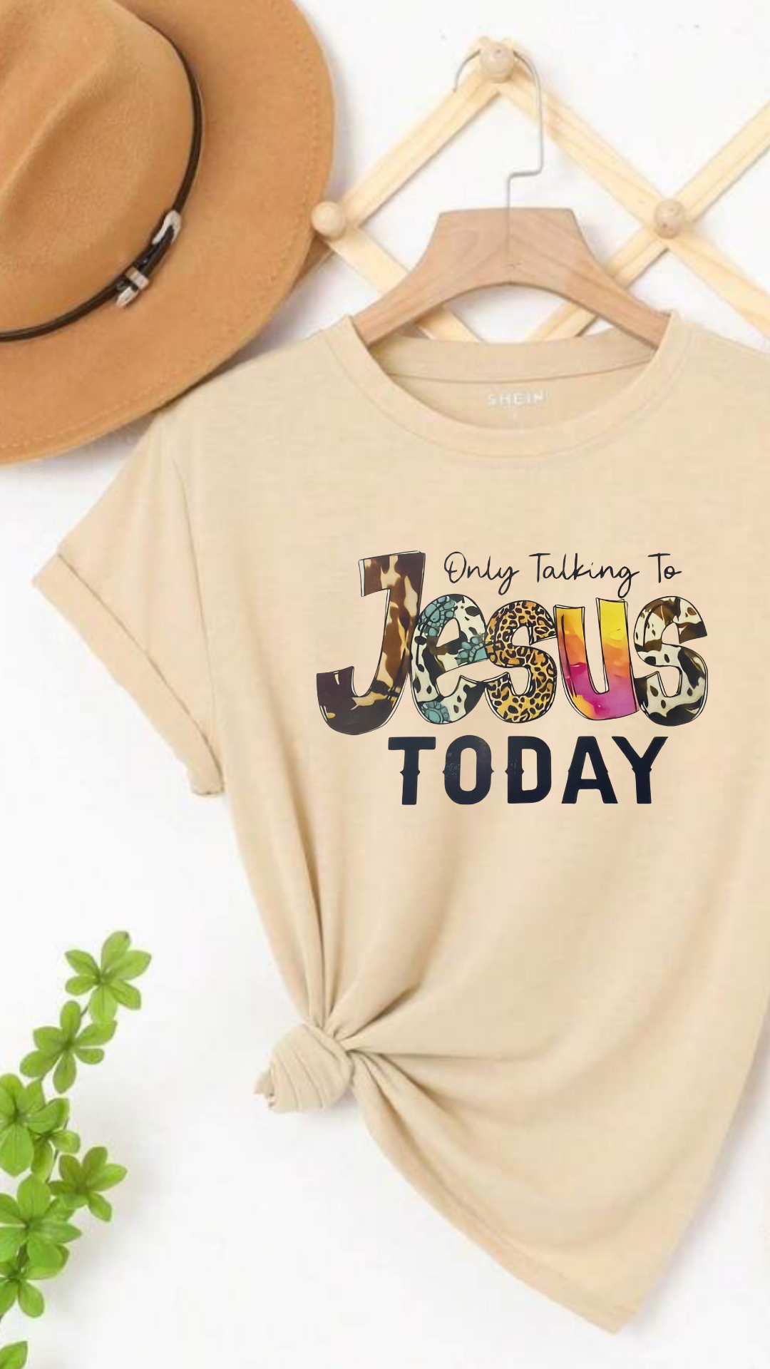 Polera Habla con Jesús • Beige