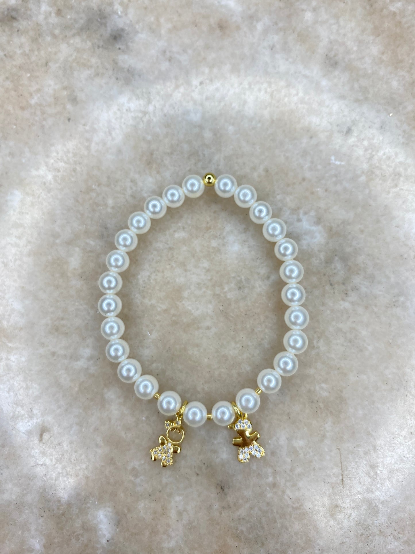 Pulsera Perlas Swarosvki 1 a 3 Hij@s