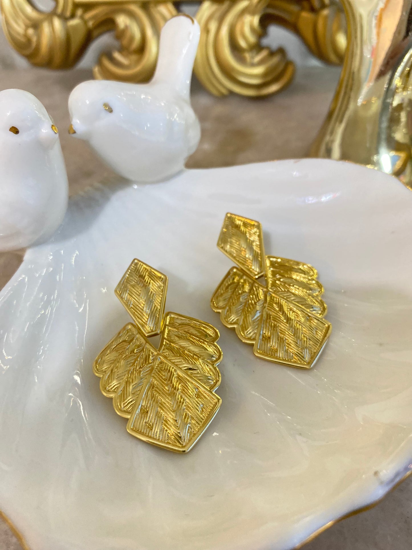 Aros Escudo de Fe dorado