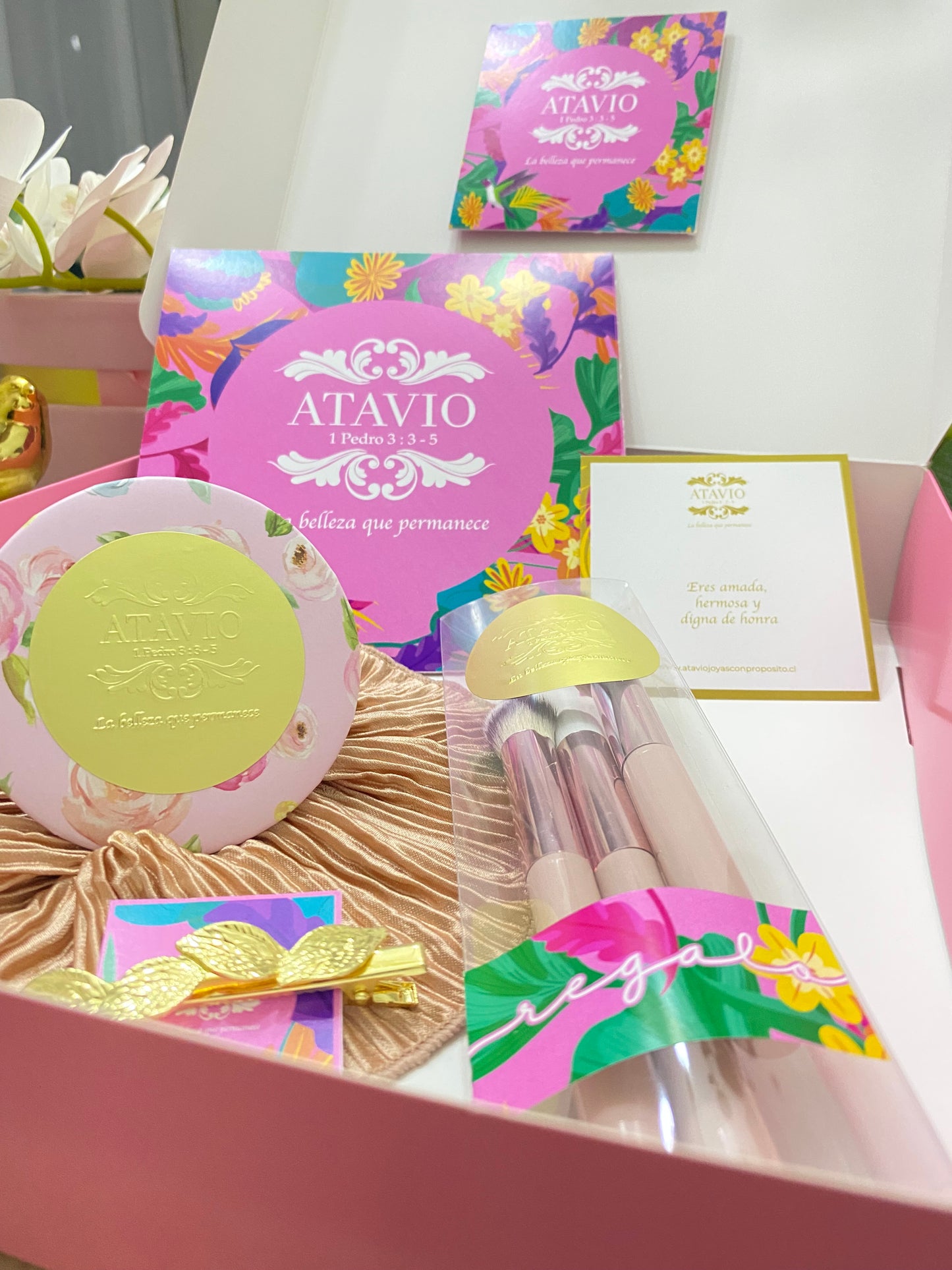 Box Edén 2025 • Rosa Lanzamiento de Colección Pañuelos de Seda