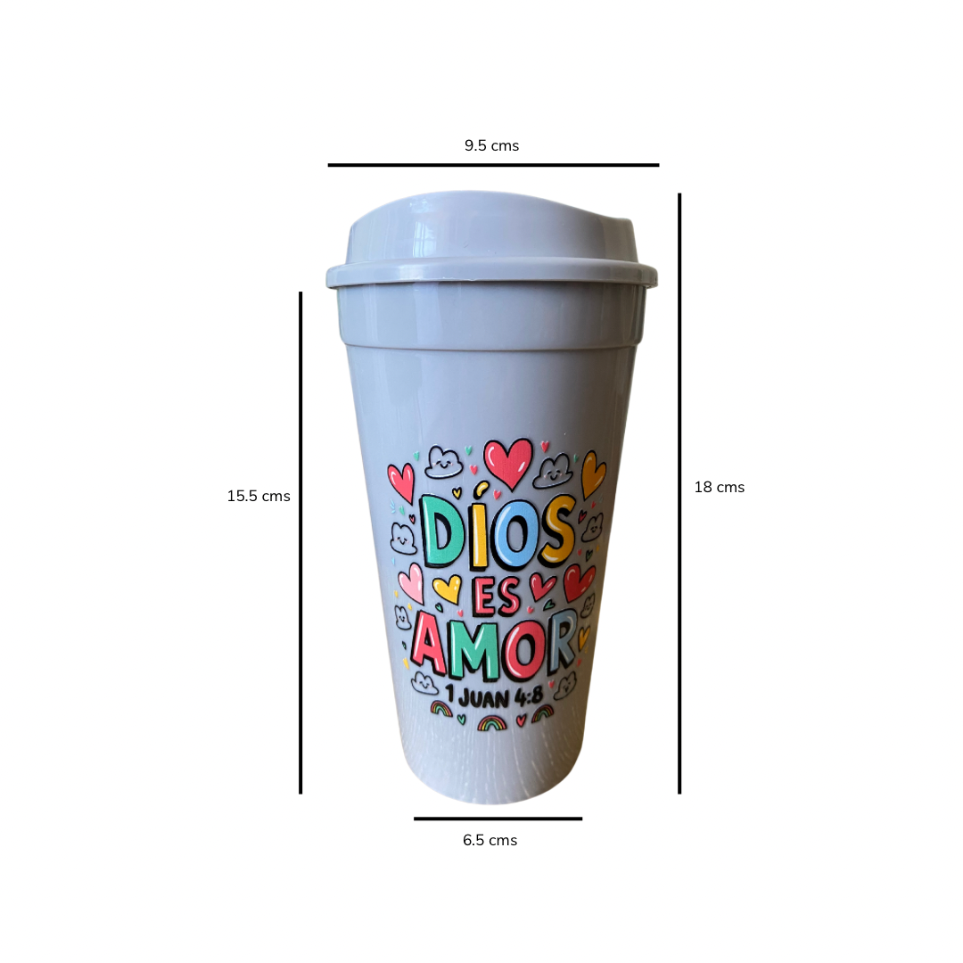 Mug 500cc 1 Juan 4:8