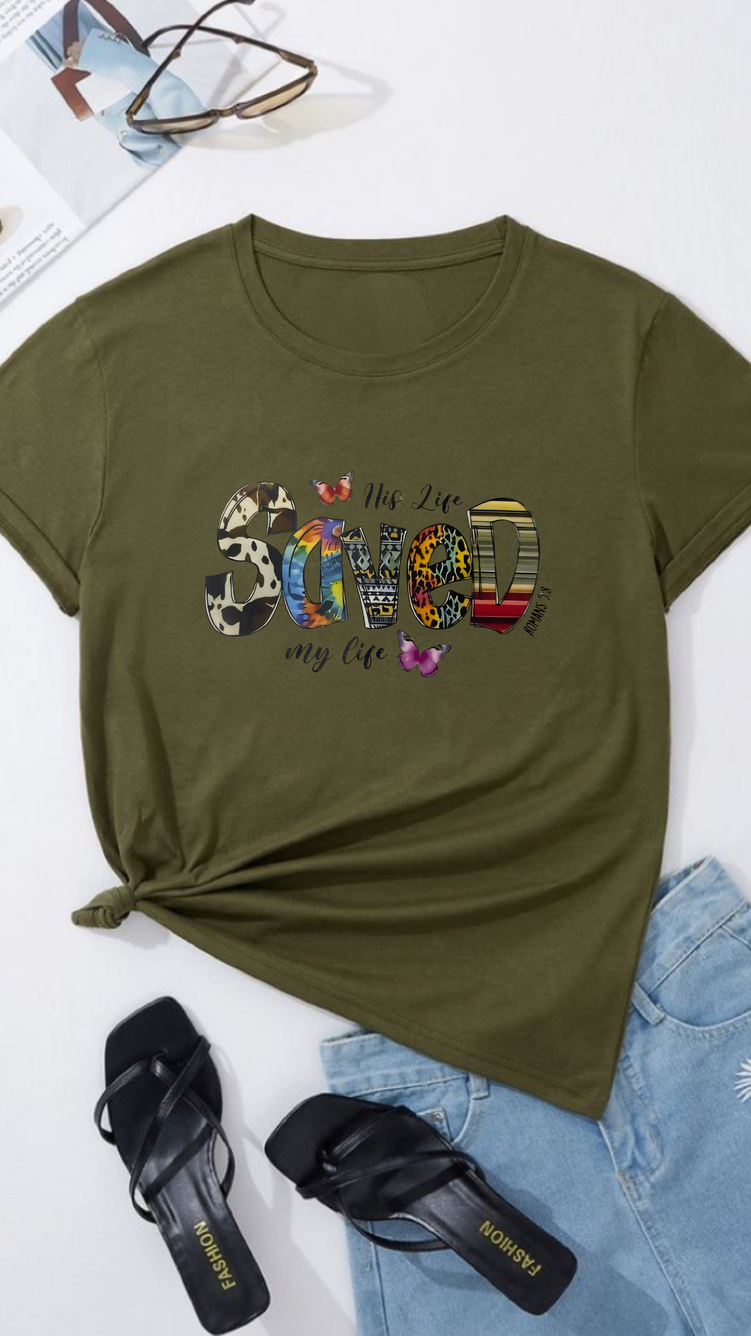 Polera Salvación • Verde Musgo
