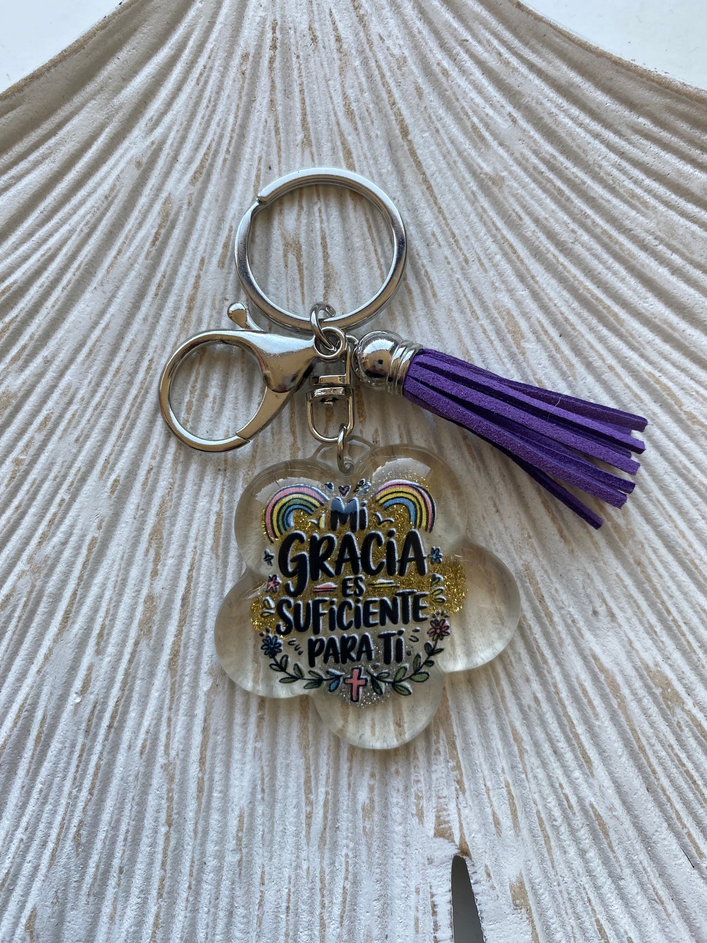 Llavero Mi gracia es suficiente para ti.