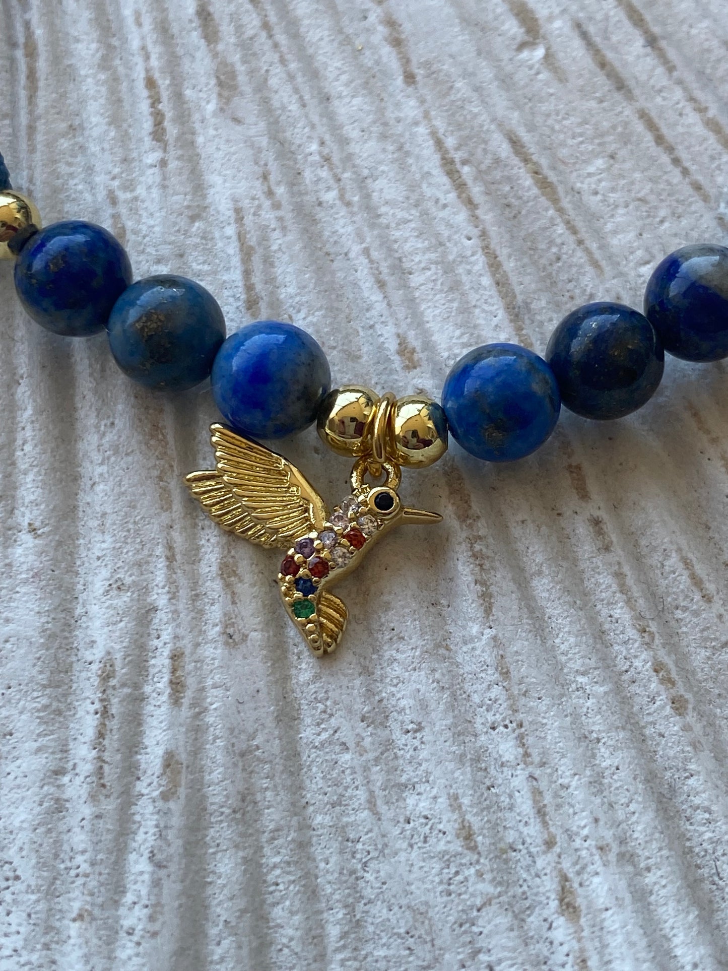 Pulsera Difusora Lapizlázuli Colibrí