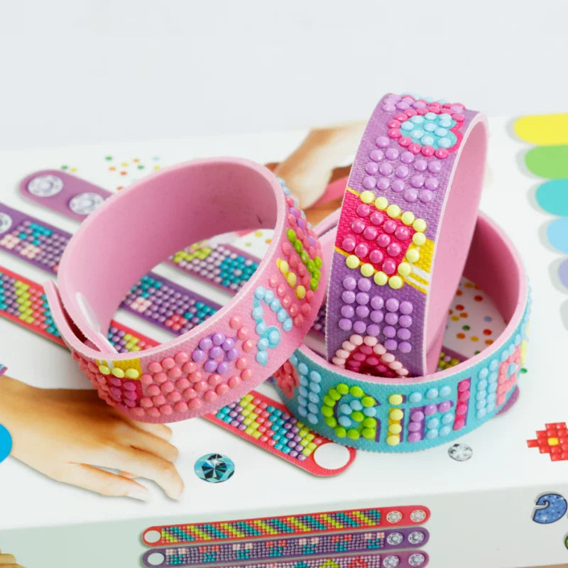 SET DE 3 PULSERAS PINTURA DIAMANTE