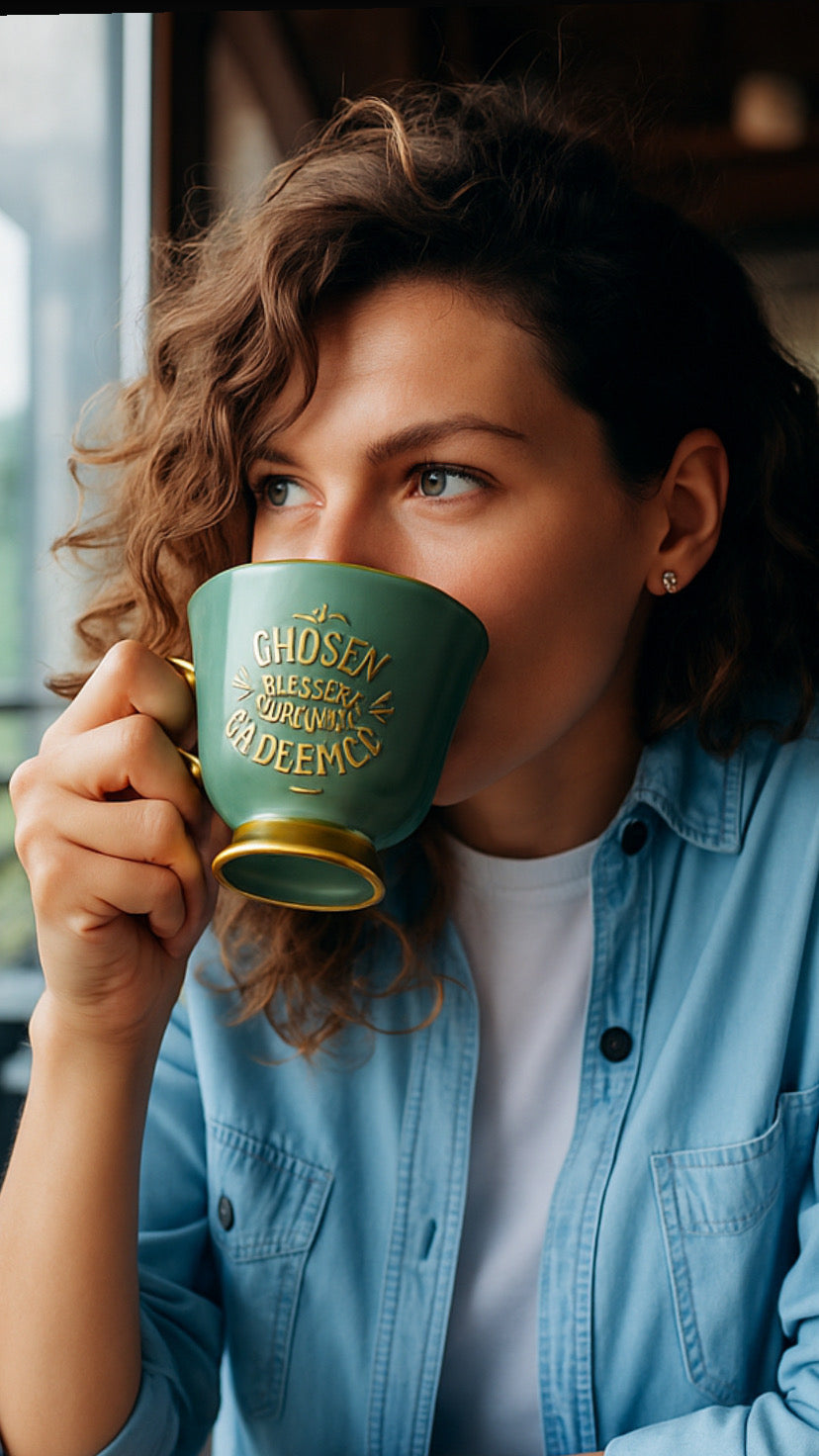 Taza Ella es fuerte • Cerámica Verde