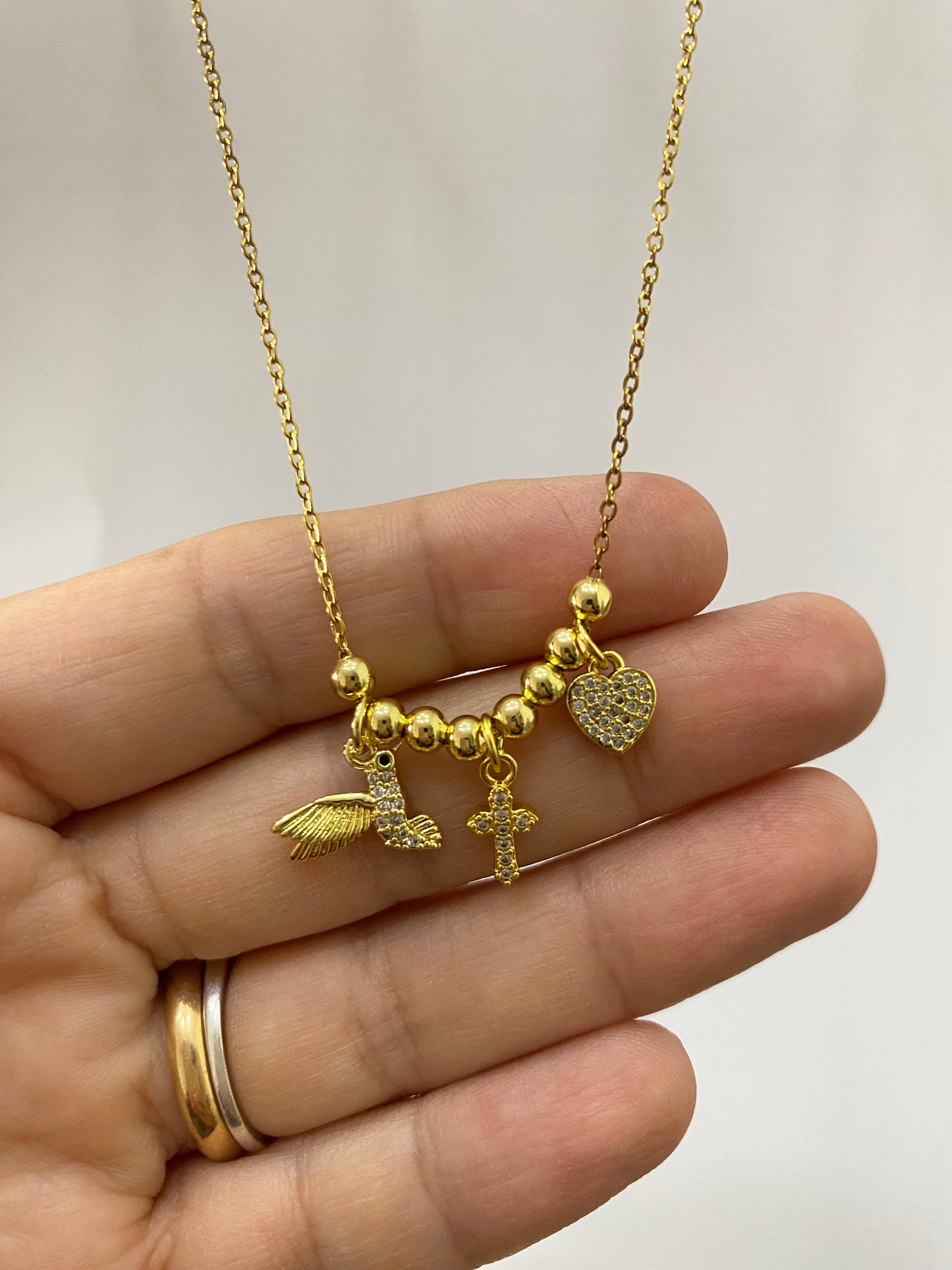 Collar Bondad inagotable Cadena acero