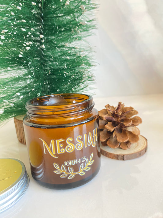 Vela Messiah con tapa de metálica aroma verbena