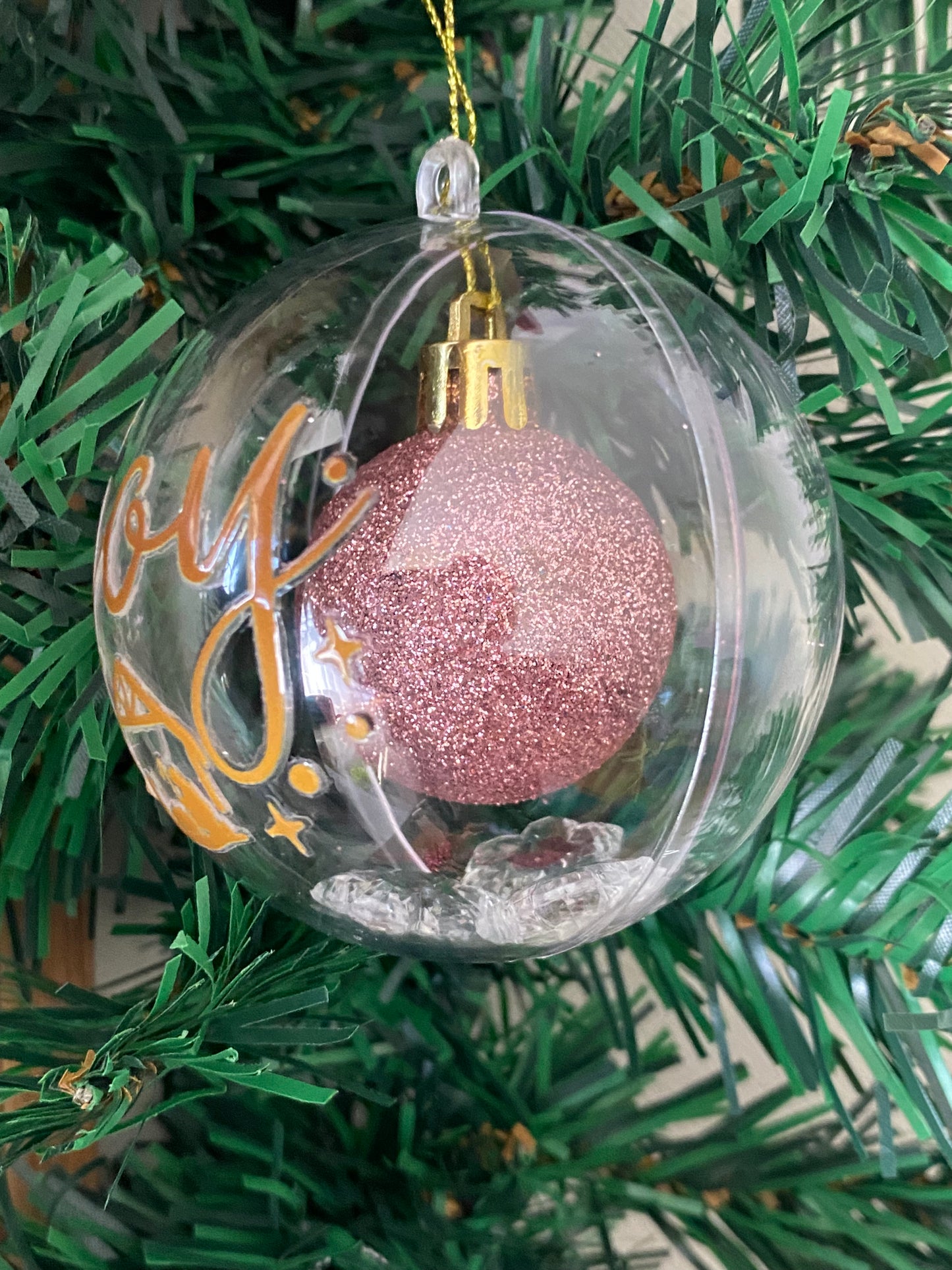 Set de Esferas Joy to the World • Rosadas