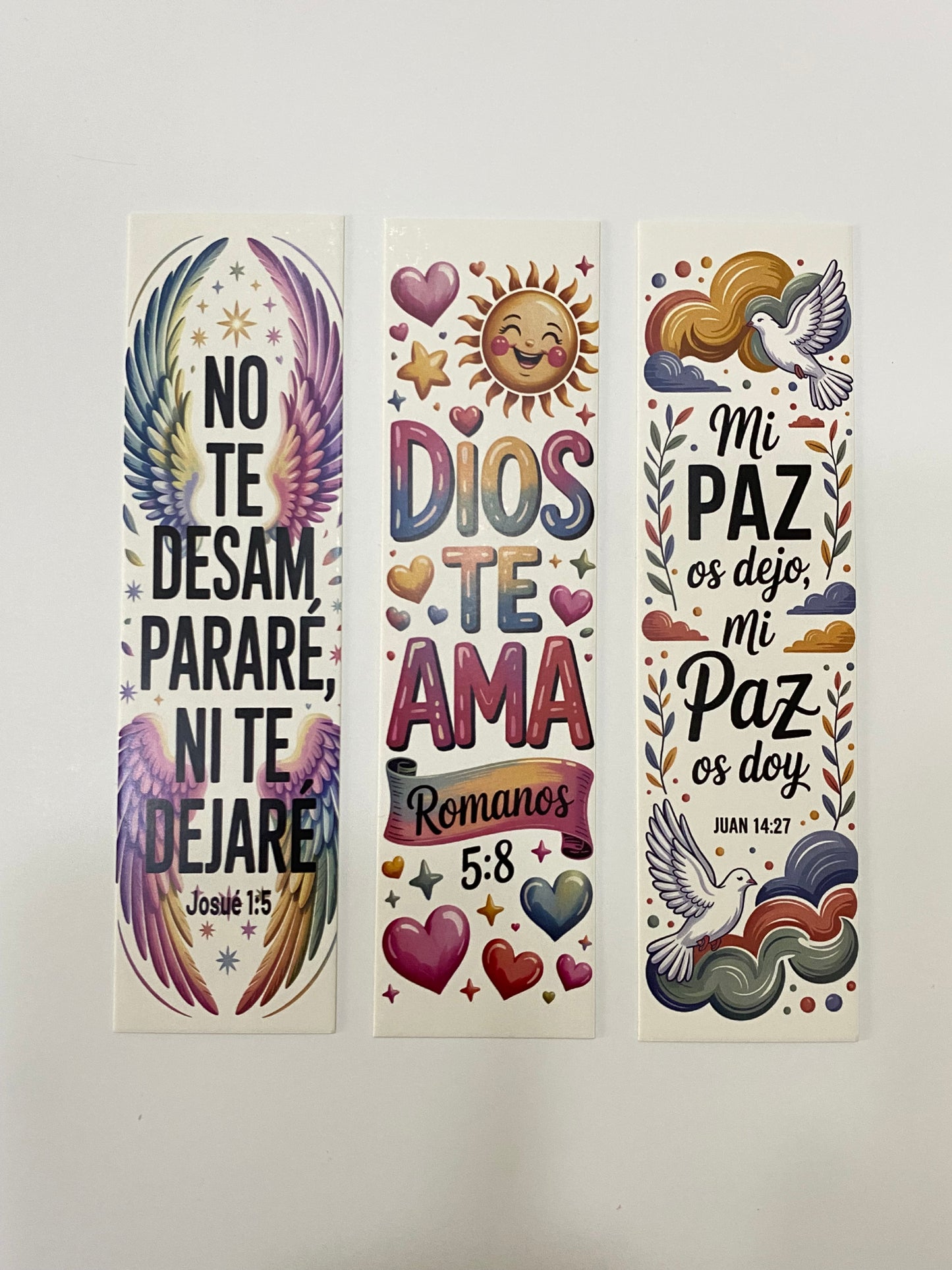Set 6 separadores de Libros 4x15 cms “Cantad Alegres a Dios”