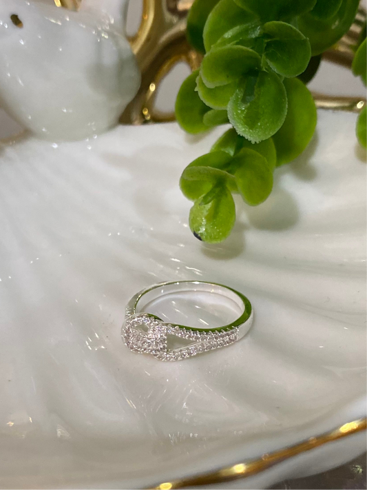 Anillo De Plata Abrazo
