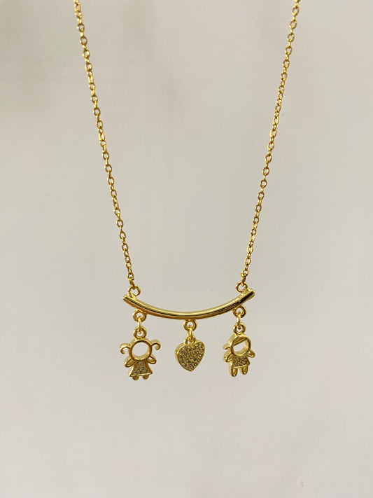 Collar Aljaba microcircones Cadena de acero