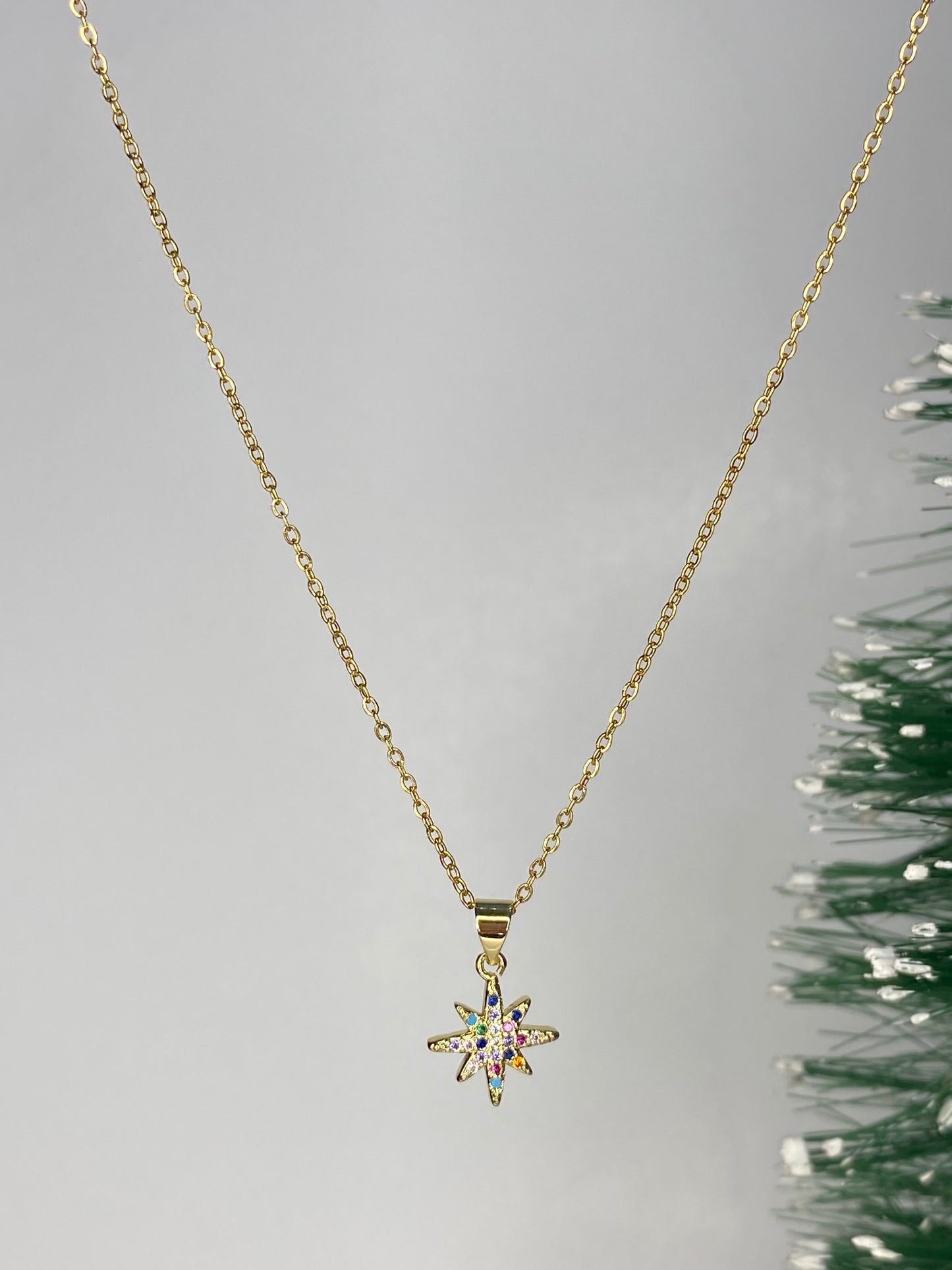 Collar destello de colores  •  45 cms ajustable
