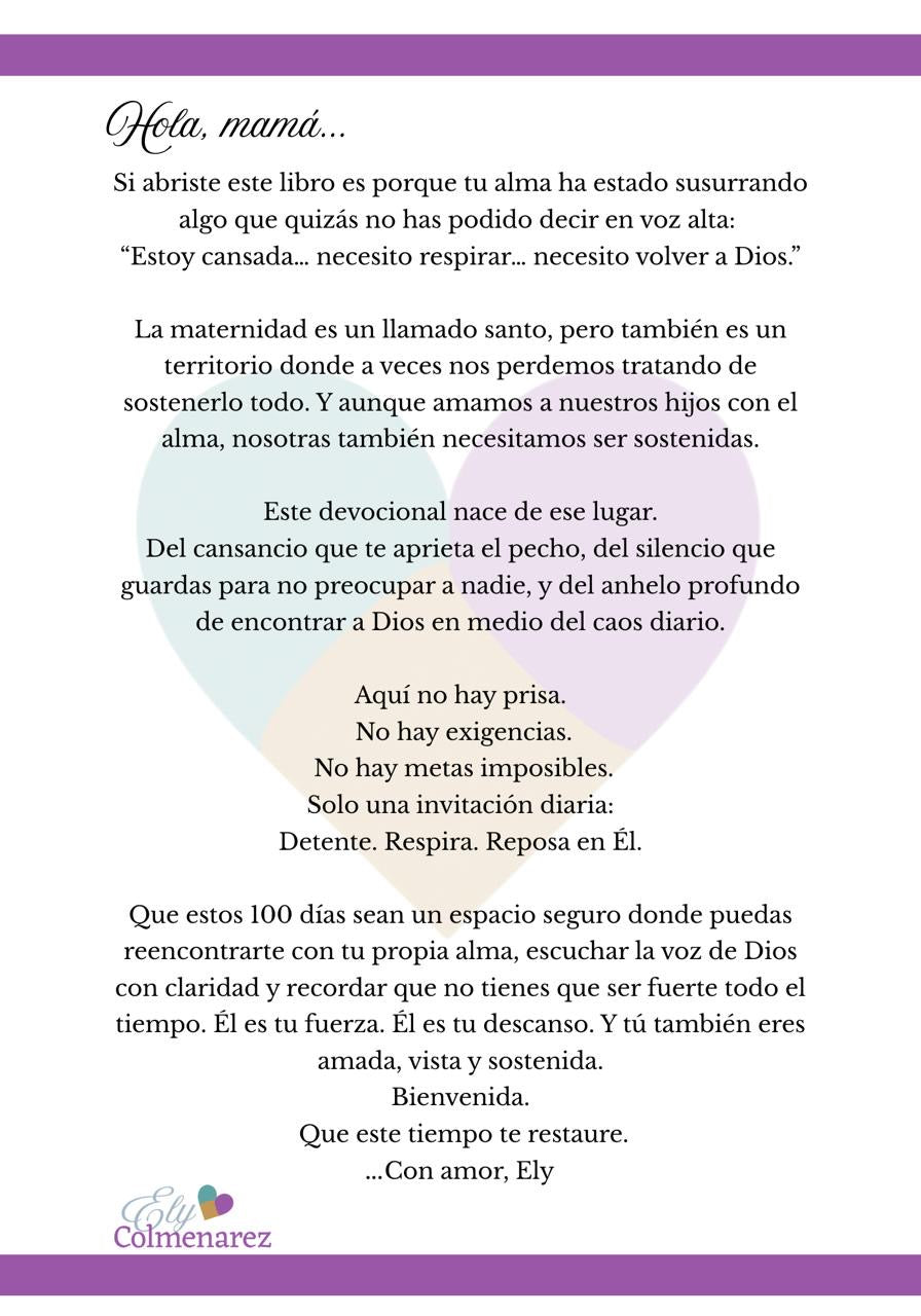 Reposa aquí Mamá • 100 días de Devocional