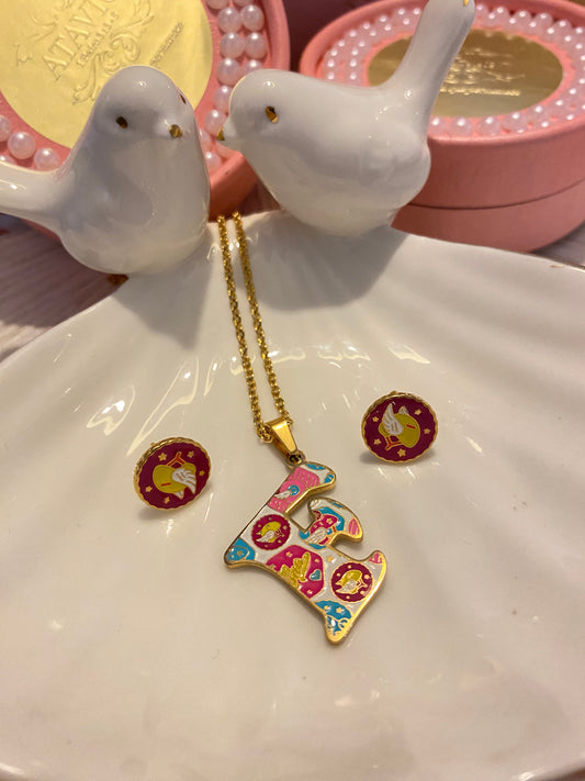Conjunto Soy Luna letra “F”