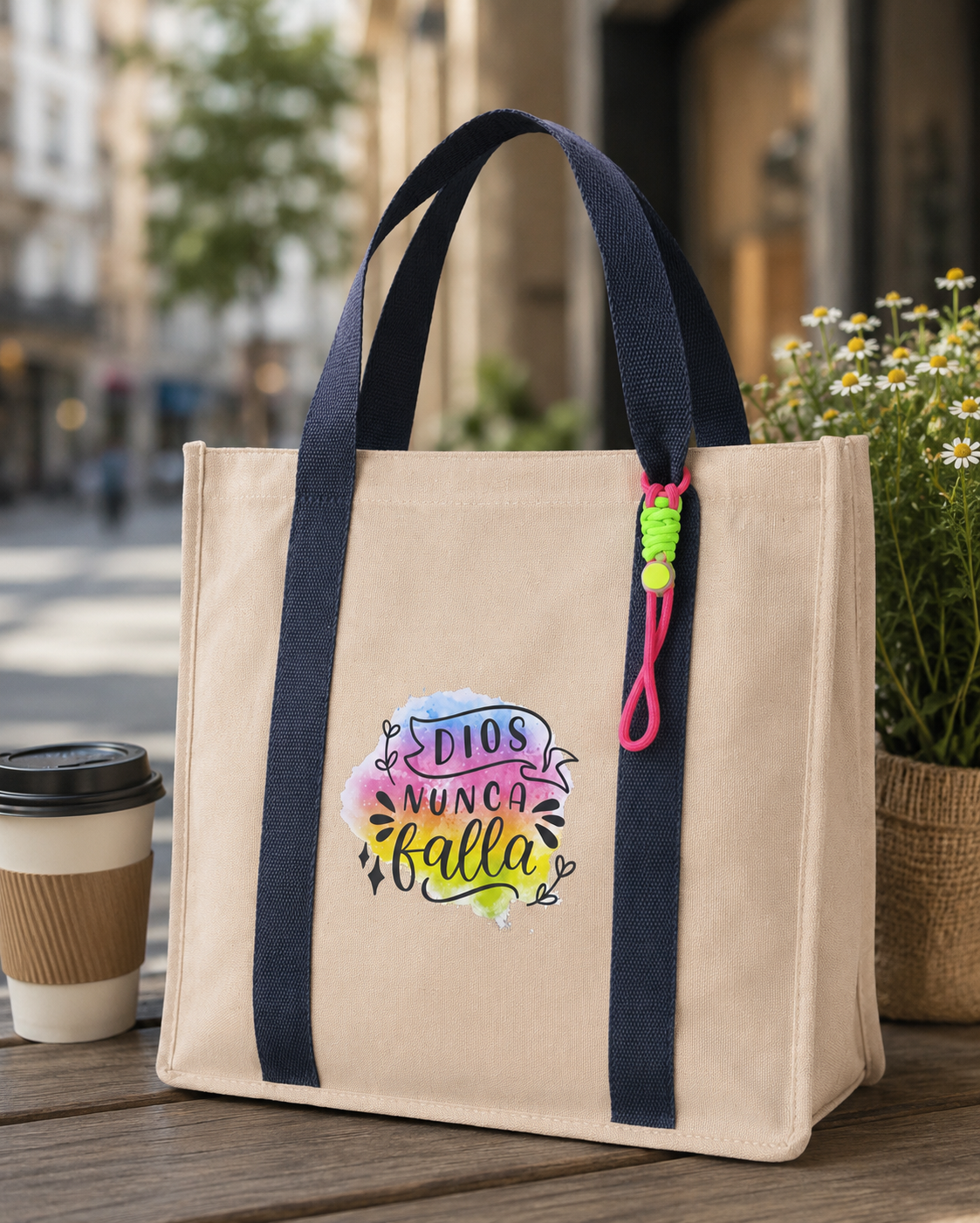Tote Bag “ Dios nunca falla”