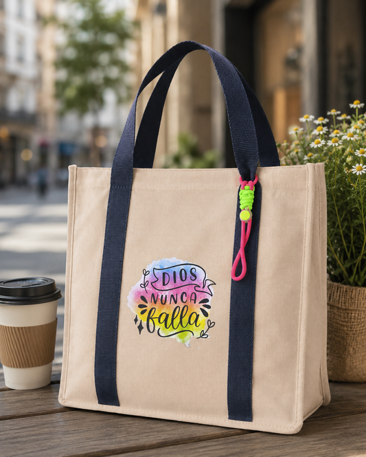 Tote Bag “ Dios nunca falla”