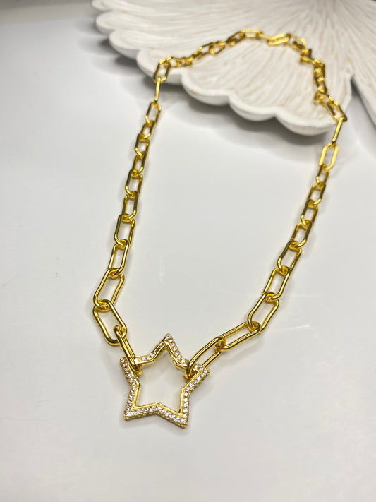 Collar Estrella eslabones