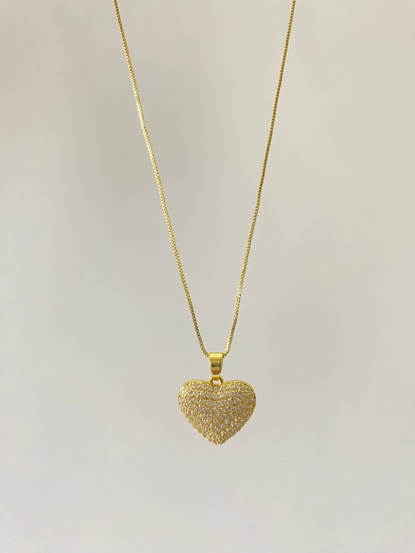 Collar amor Perfecto  Cadena baño oro