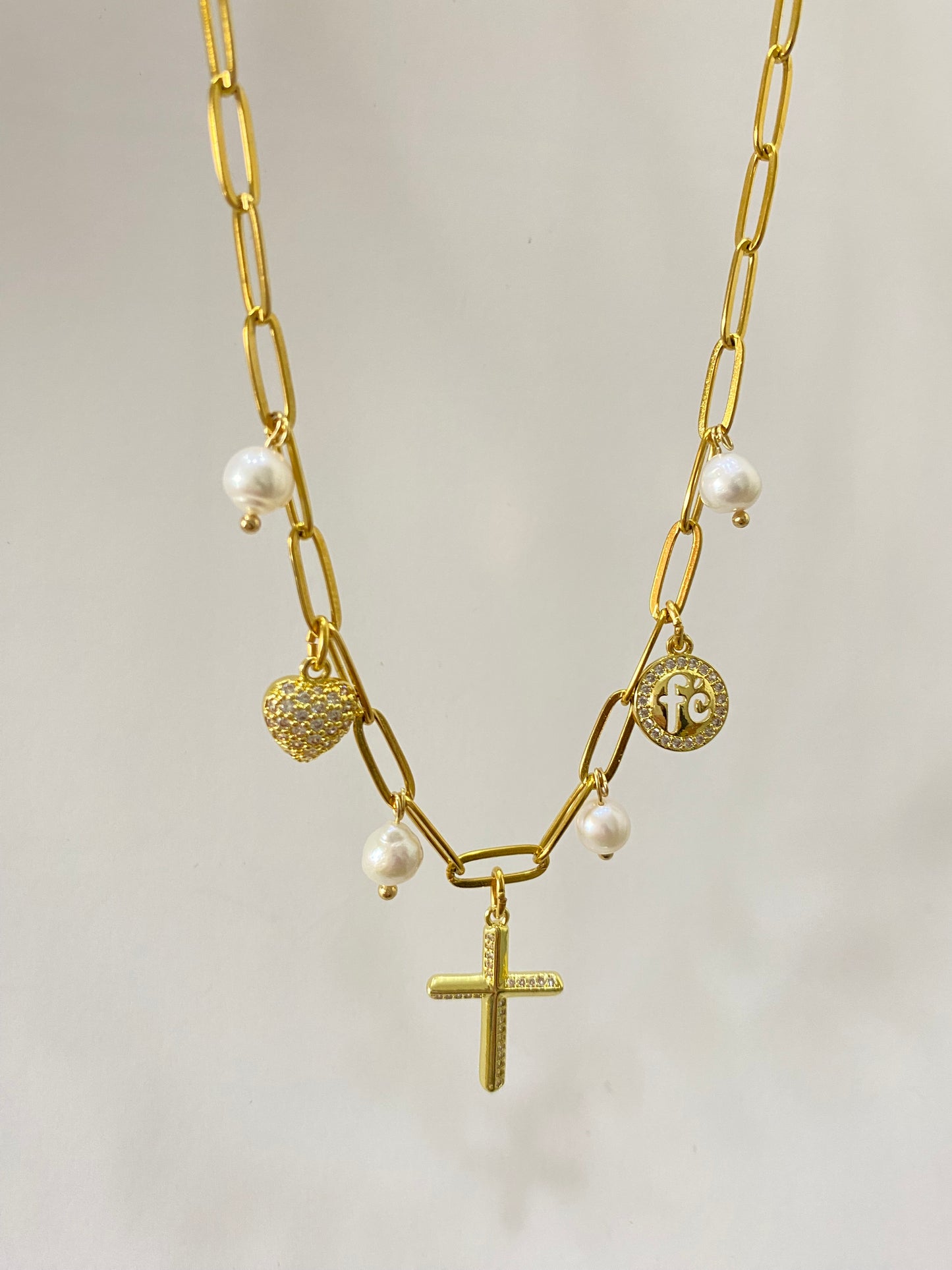 Collar como en el cielo Cadena Eslabones acero