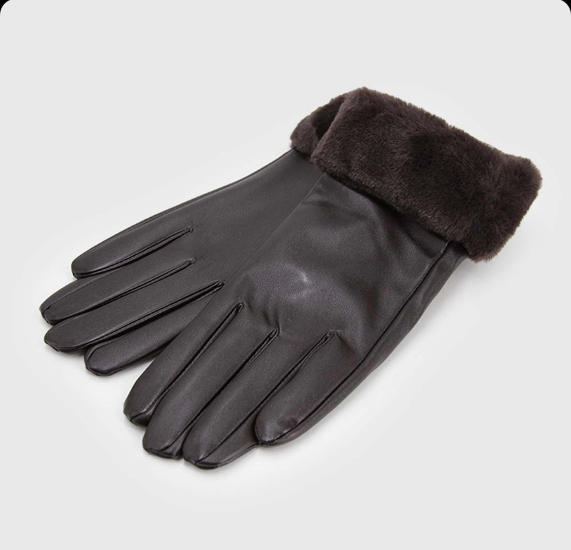 Guantes negros de Café
