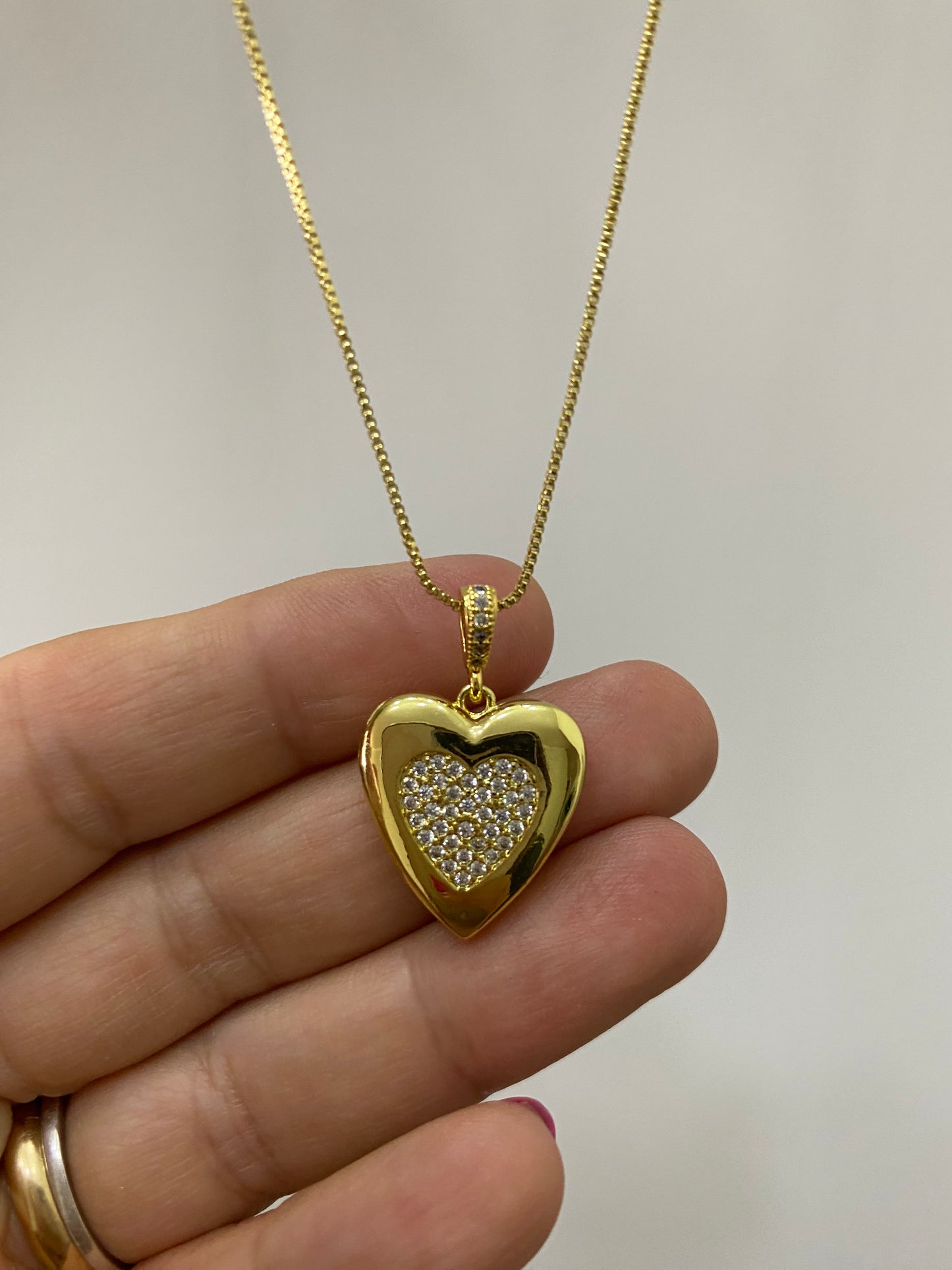 Collar herencia de amor• Baño de oro