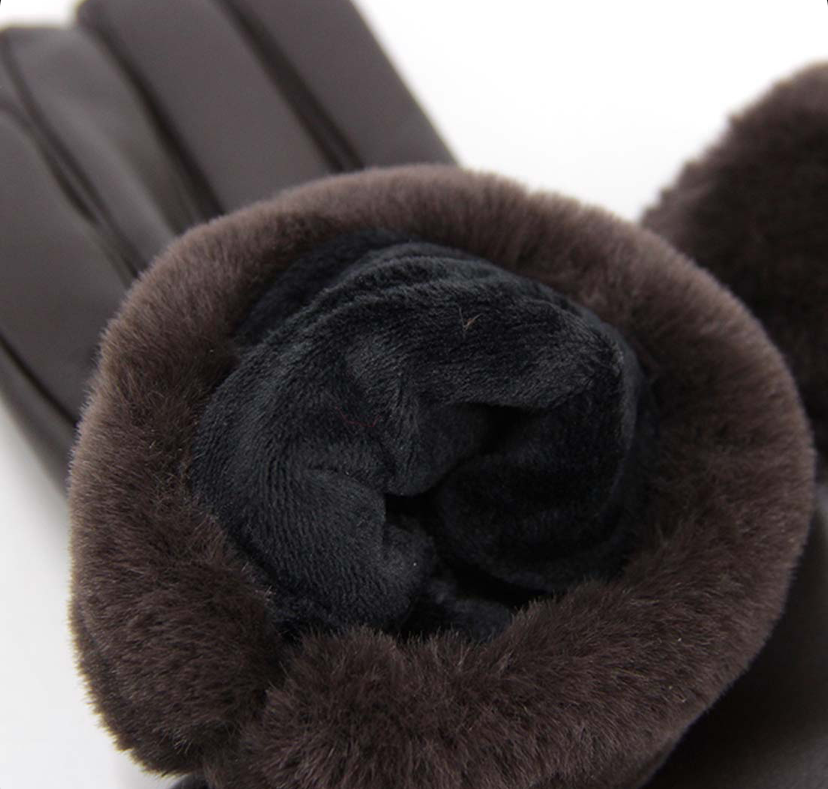 Guantes negros de Café