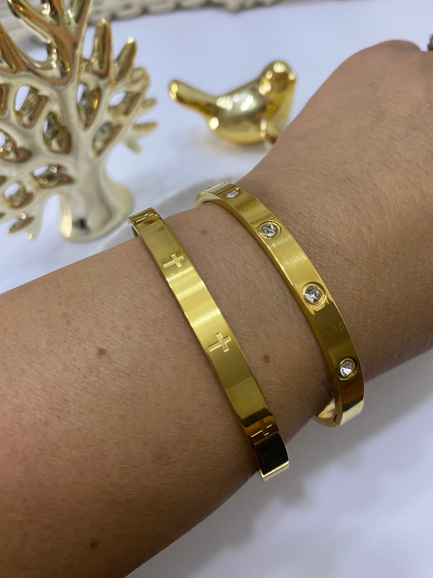 Brazalete acero cruz (copia)