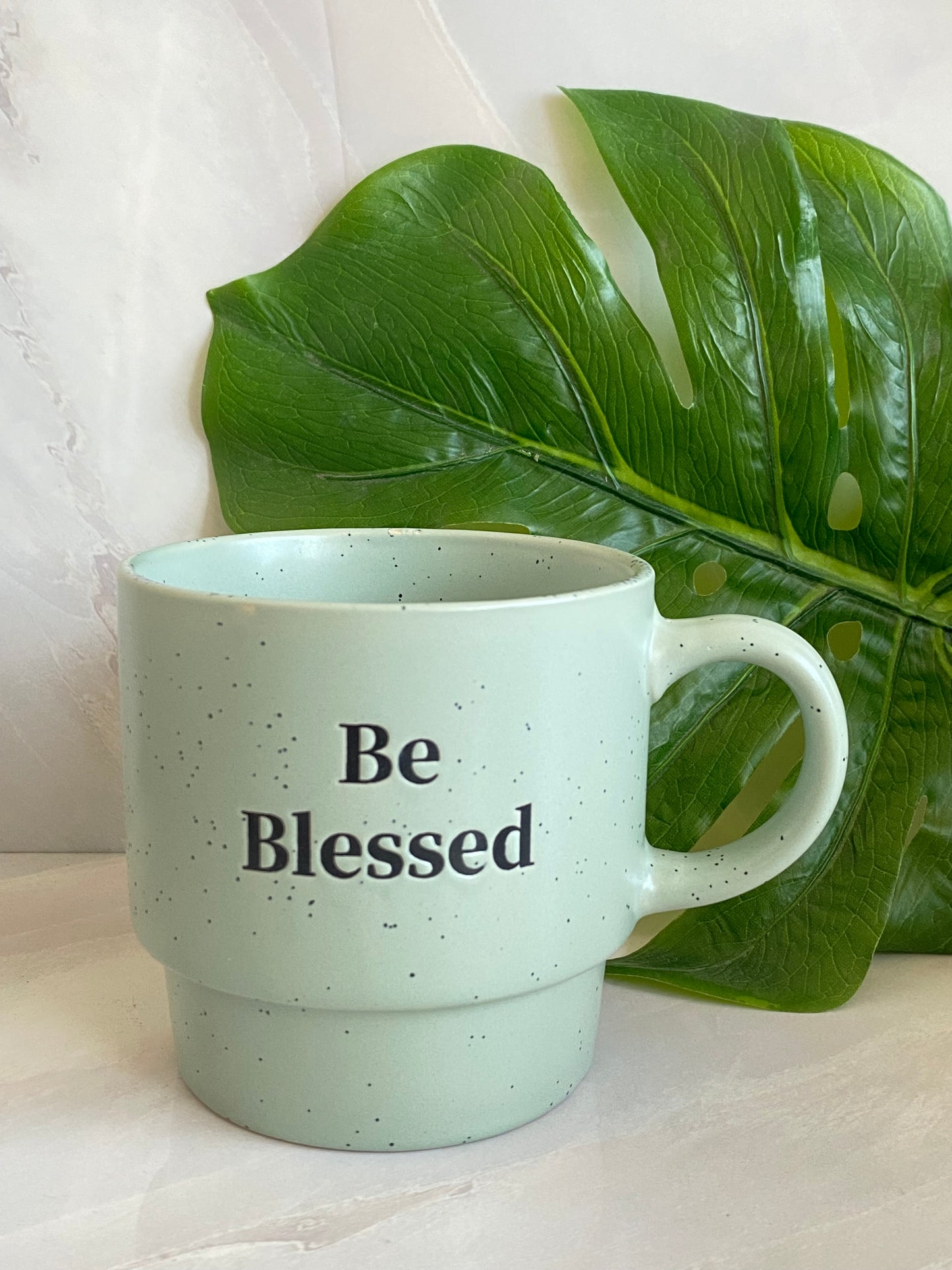 Taza de cerámica Menta “Be Blessed”