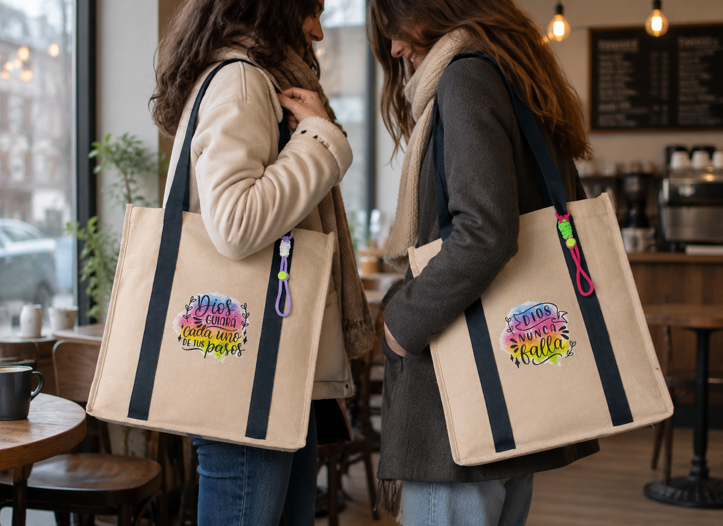Tote Bag “ Dios guiará cada uno de tus pasos”
