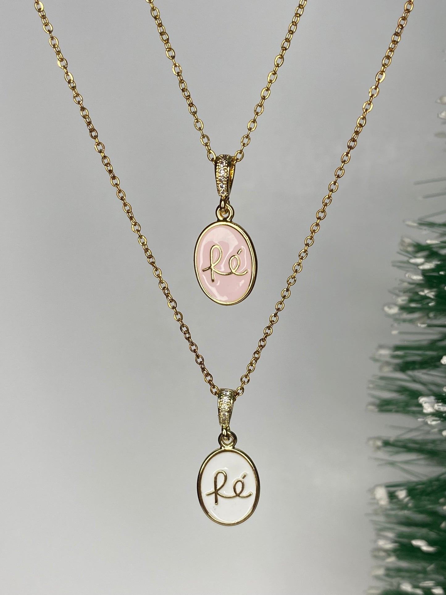 Collar Fe Ovalado Esmaltado