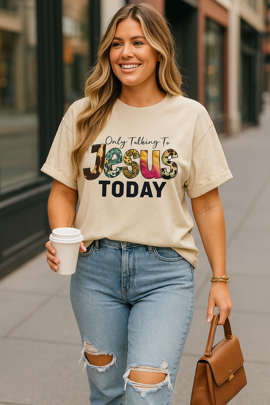 Polera Habla con Jesús  • Beige