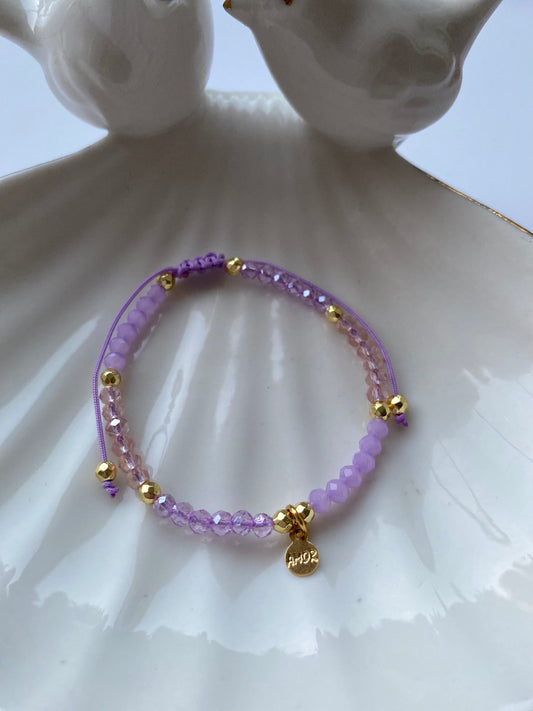 Pulsera Amor púrpura