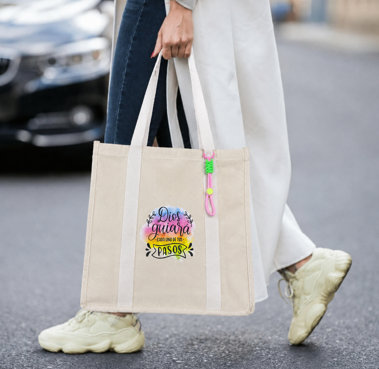 Tote Bag “ Dios guiará cada uno de tus pasos”
