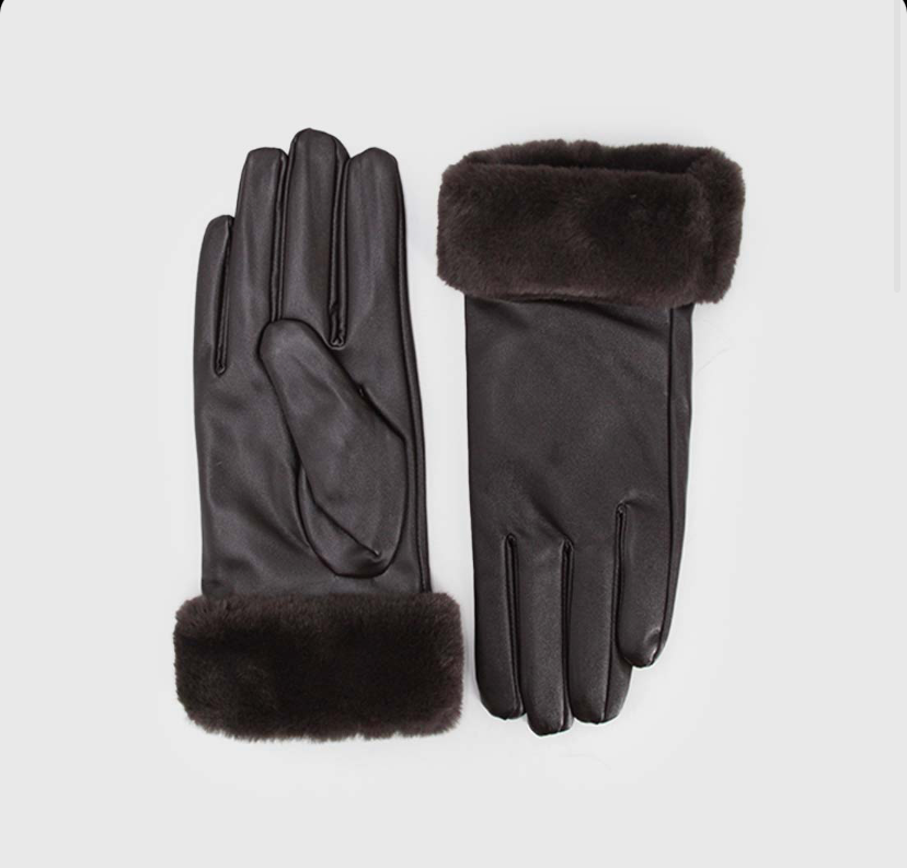 Guantes negros de Café