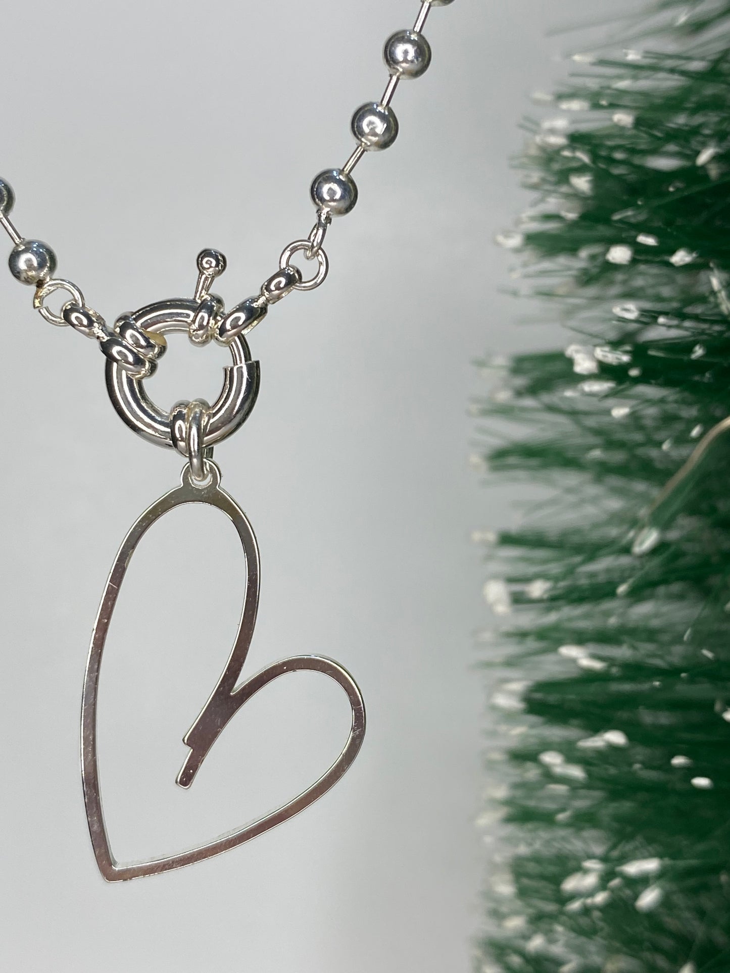 Collar Corazón  balines