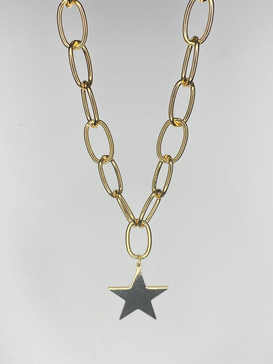Collar Resplandece wow dorado • fantasía fina
