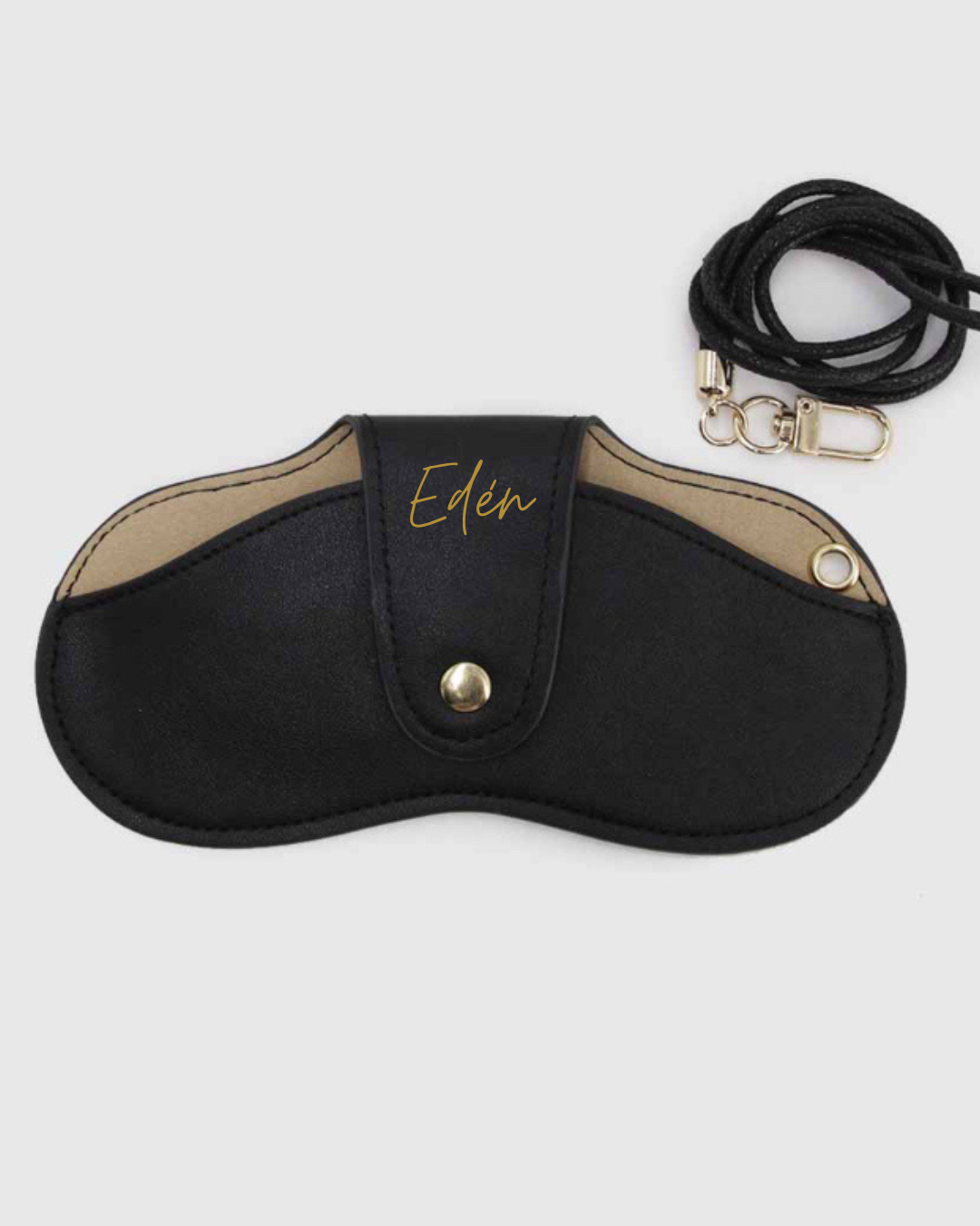 Porta Lentes con correa • Negro