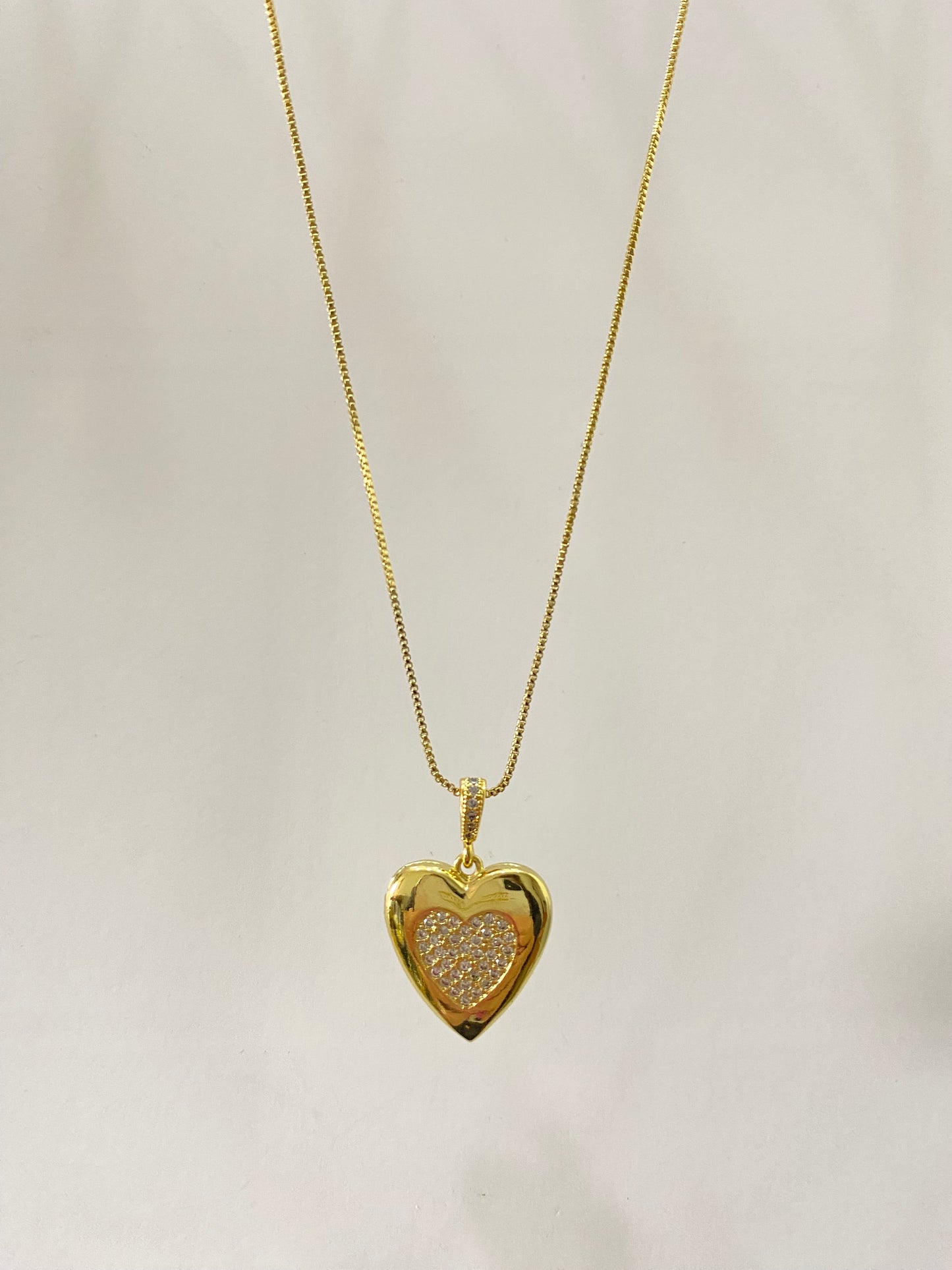 Collar herencia de amor• Baño de oro