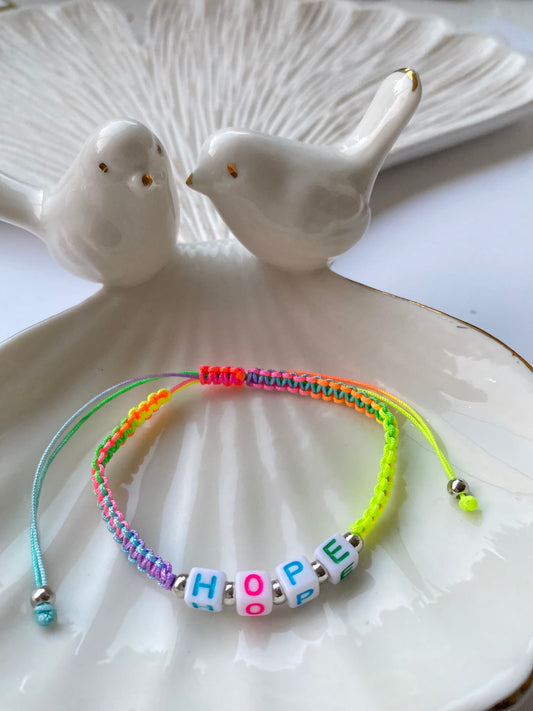 Pulsera Hope Esperanza Colores