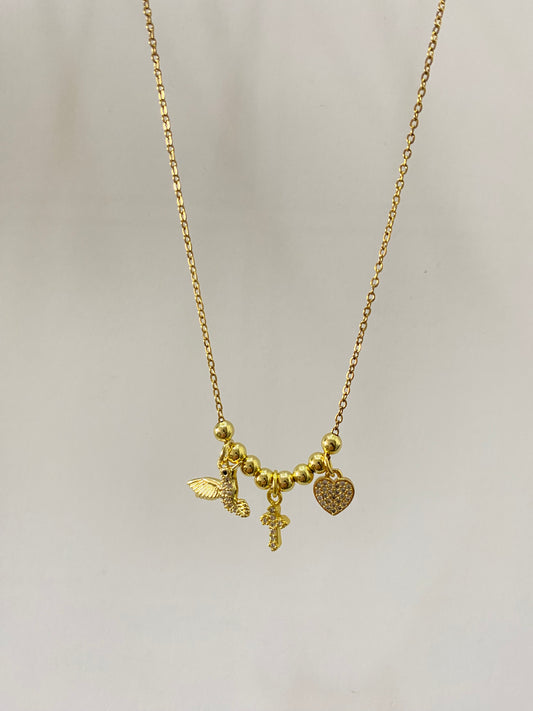 Collar Bondad inagotable Cadena acero