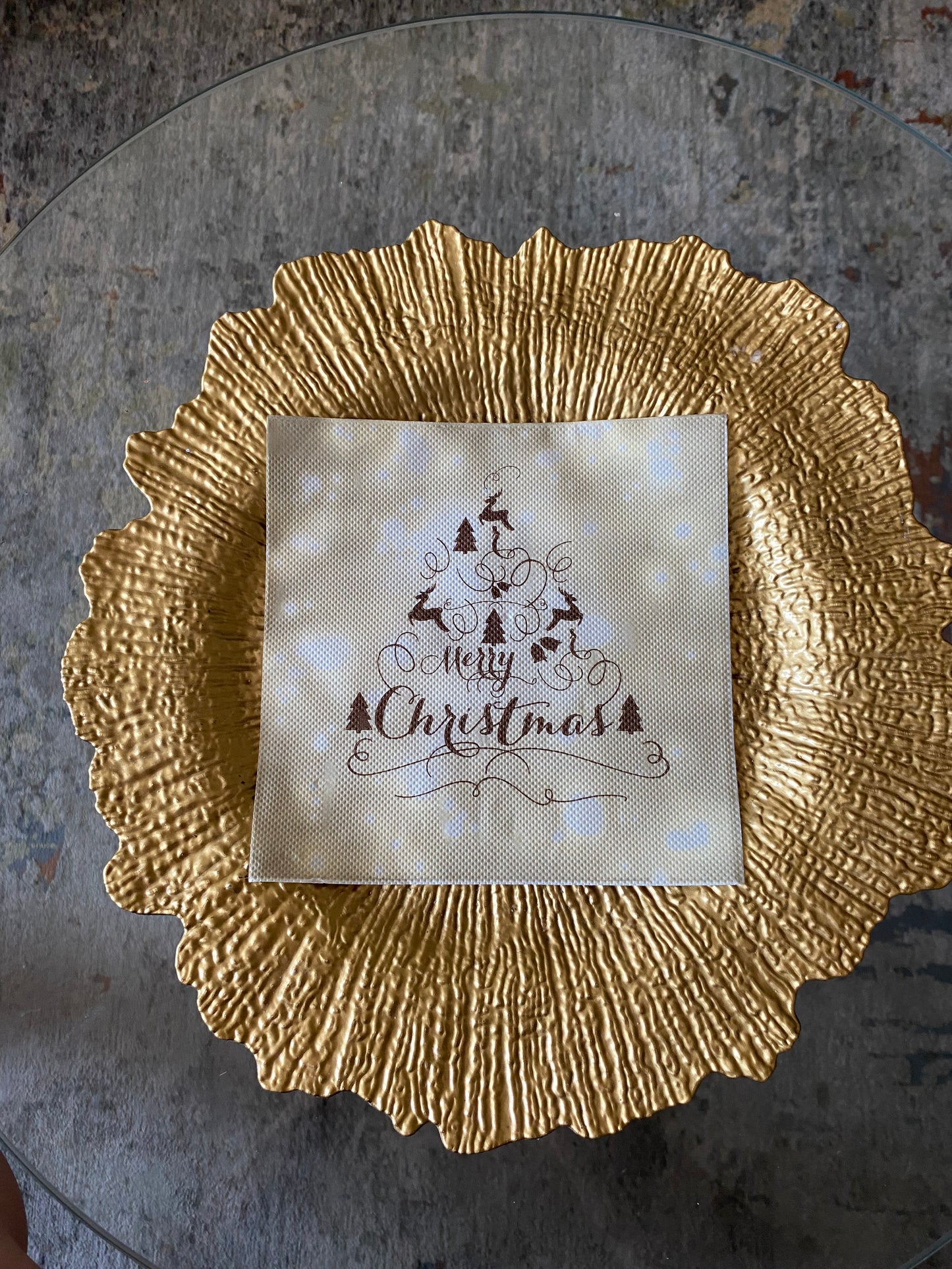 Set de 20 servilletas árbol