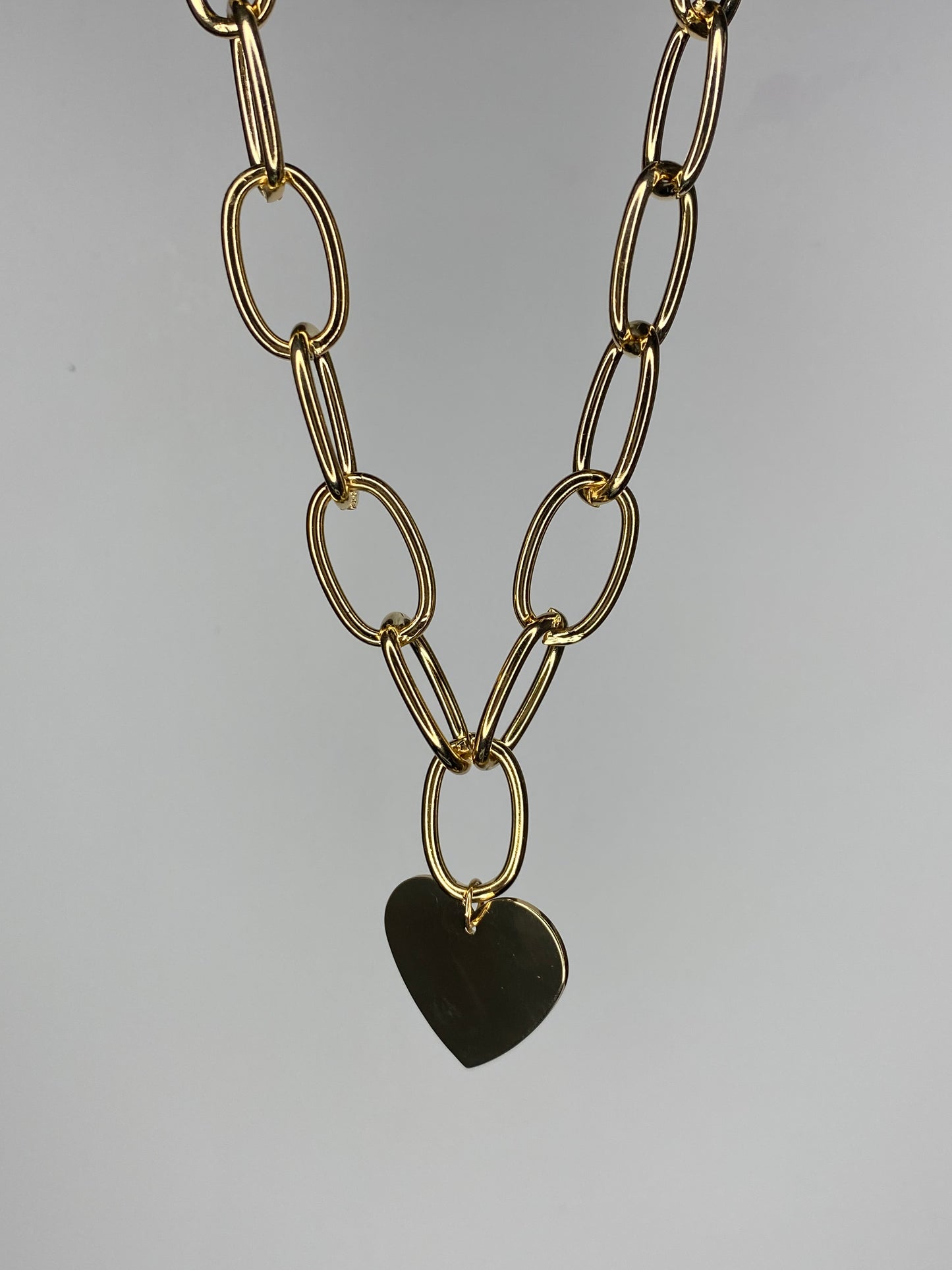 Collar Love wow dorado • fantasía fina