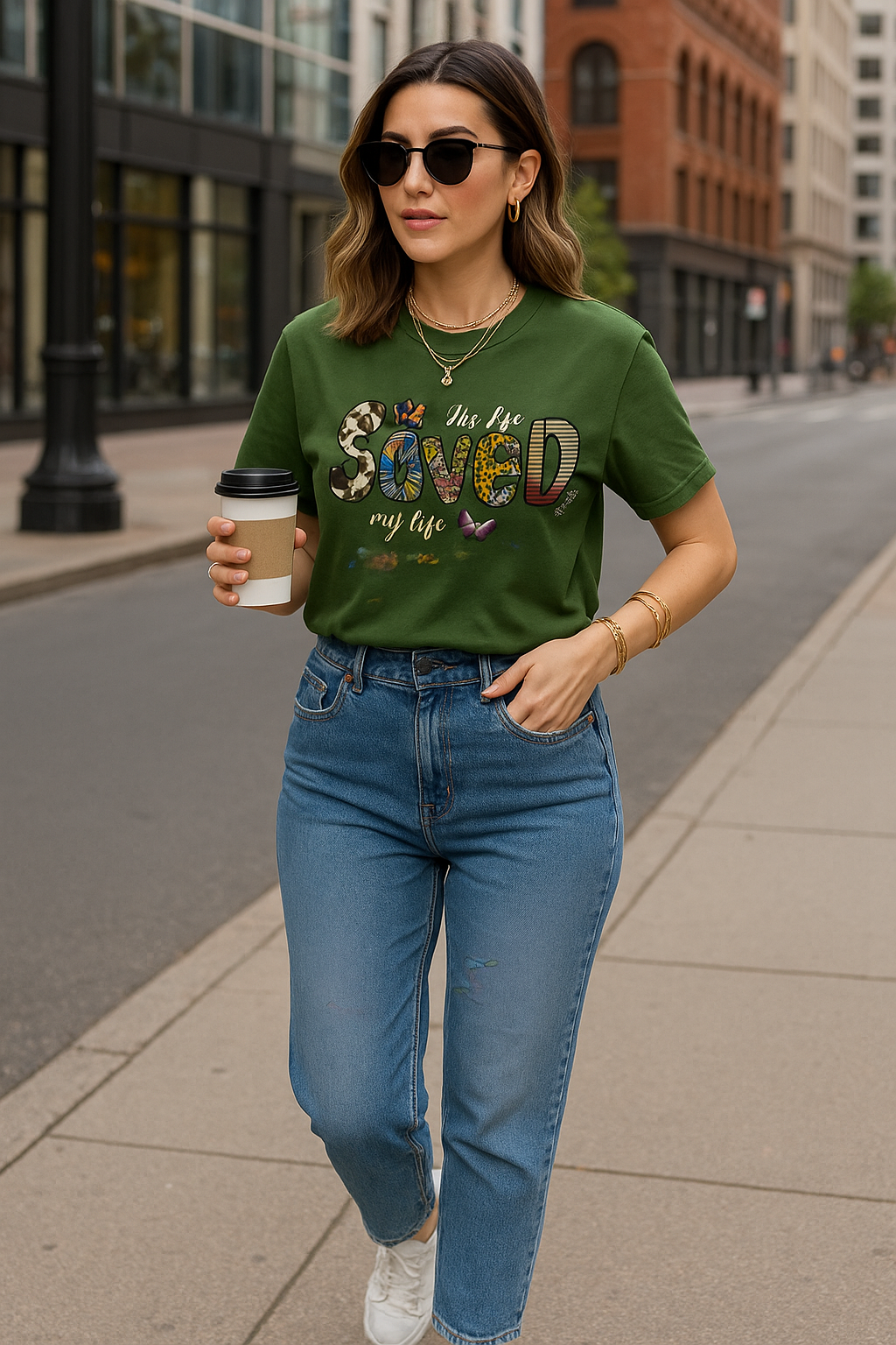 Polera Salvación  • Verde Musgo