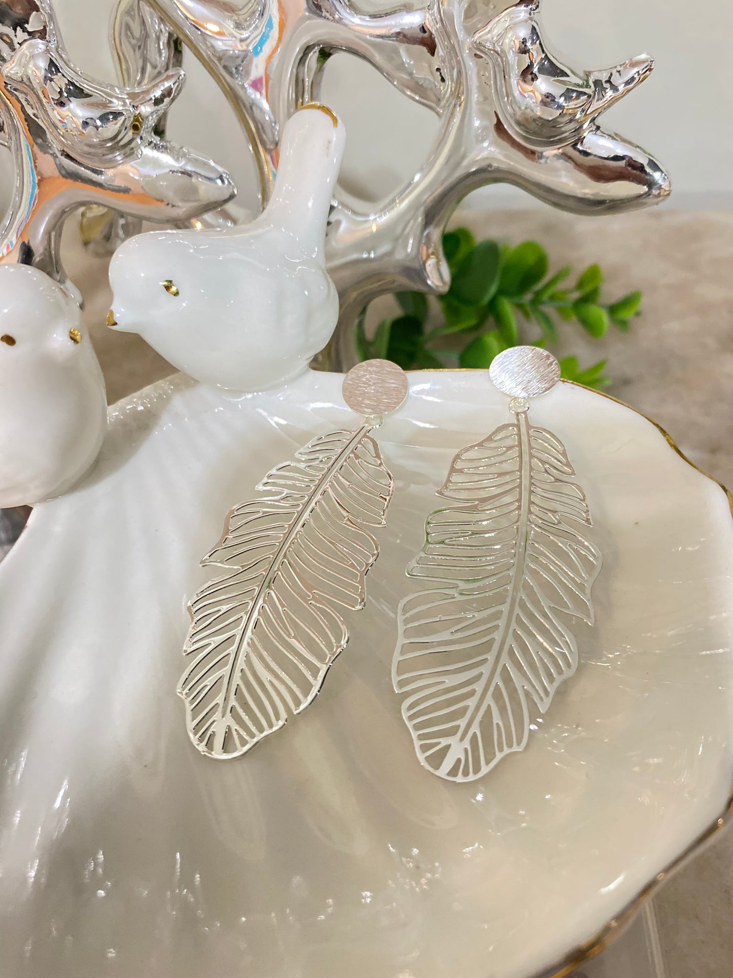 Aros Salmo 91, Plumas Baño plata