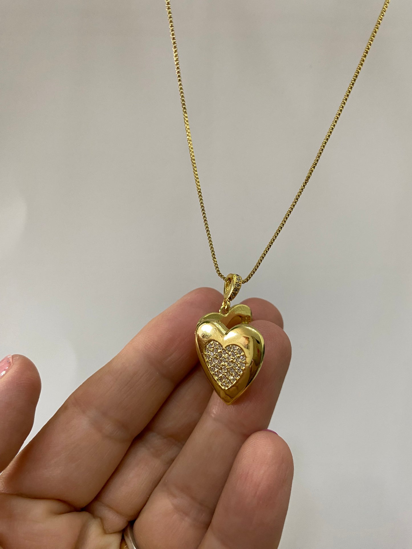 Collar herencia de amor• Baño de oro