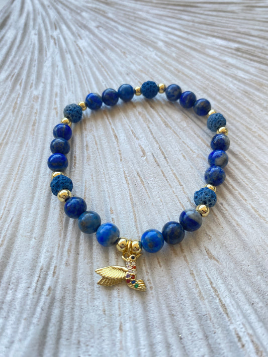 Pulsera Difusora Lapizlázuli Colibrí